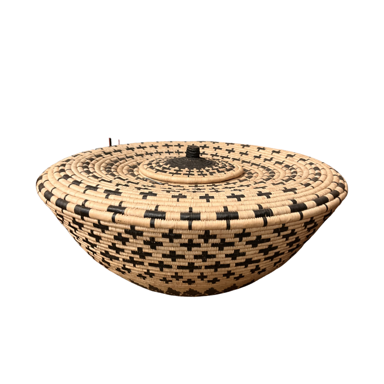 Handwoven African Heritage Storage Basket