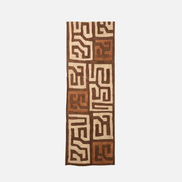 Kuba Kingdom Raffia Panel — Congo Ceremonial Textile